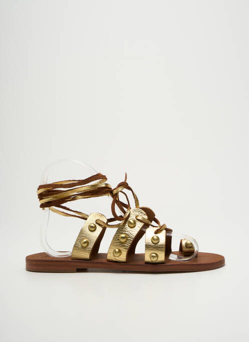 Șlapi auriu VIRGINIE DARLING femeie