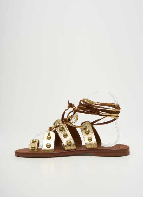 Șlapi auriu VIRGINIE DARLING femeie