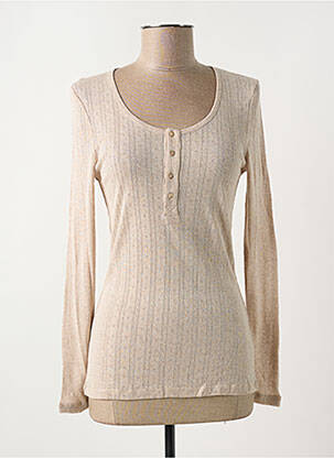 Tricou bej INDI & COLD femeie