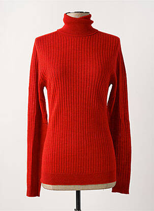 Pulover cu guler înalt roșu LA PETITE FRANCAISE femeie