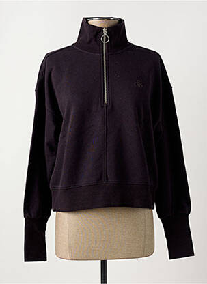 Hanorac elasticitate mâneci lungi negru SCOTCH & SODA femeie