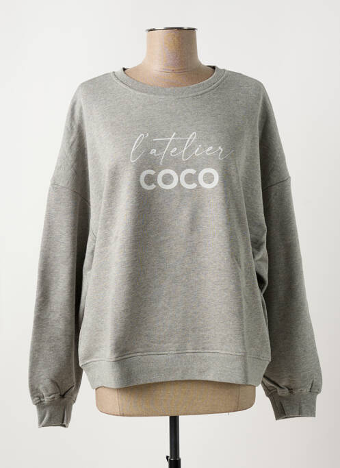 Hanorac gri MADEMOISELLE FANI femeie