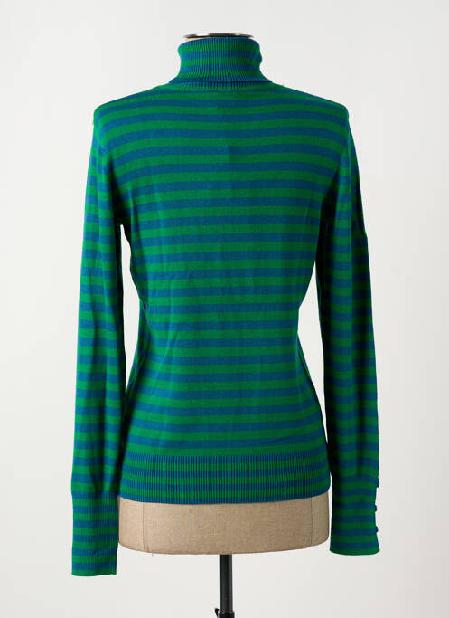 Pulover cu guler înalt verde ZILCH femeie