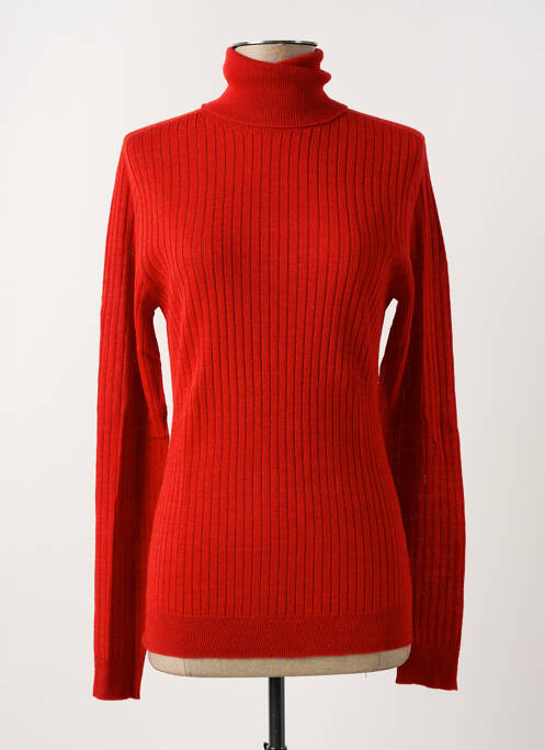 Pulover cu guler înalt roșu LA PETITE FRANCAISE femeie
