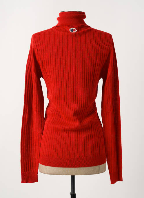 Pulover cu guler înalt roșu LA PETITE FRANCAISE femeie