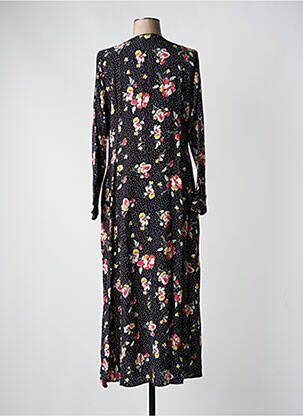 Rochie lungă mâneci lungi mâneci lungi negru YERSE femeie