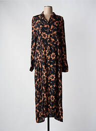 Rochie lungă mâneci lungi mâneci lungi negru YAYA femeie