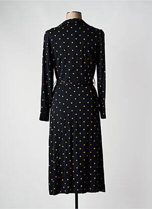 Rochie midi mâneci lungi mâneci lungi negru ZILCH femeie