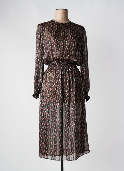 Rochie lungă negru TOUPY femeie