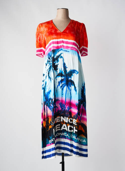 Rochie lungă albastru GRACE femeie