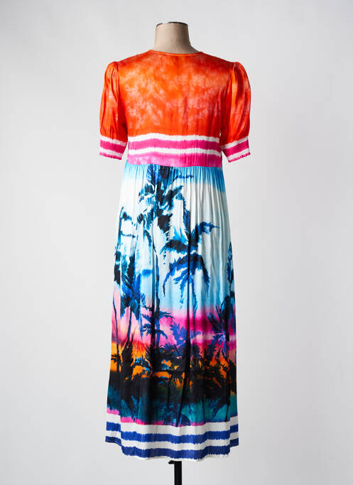 Rochie lungă albastru GRACE femeie