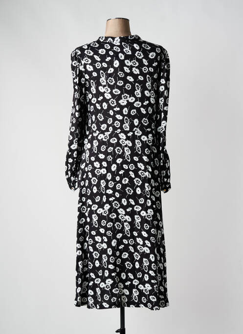 Rochie lungă negru ICHI femeie