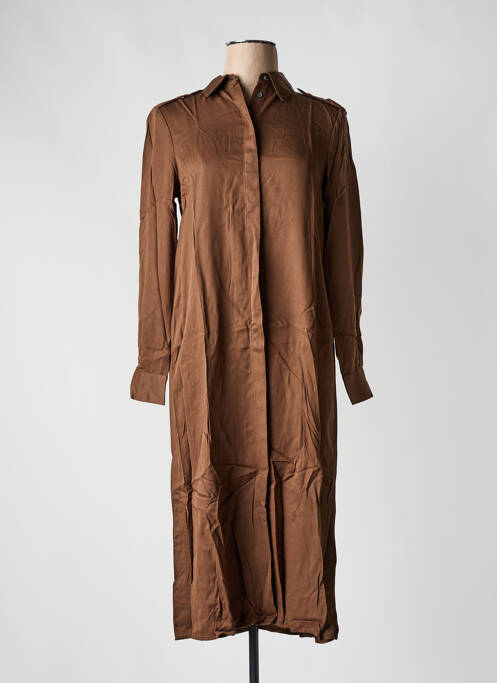 Rochie midi maro YAYA femeie