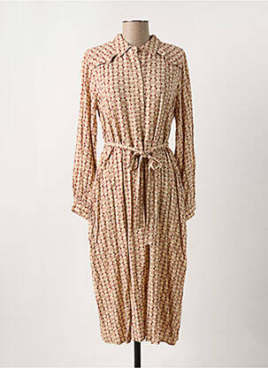 Rochie midi bej INDI & COLD femeie