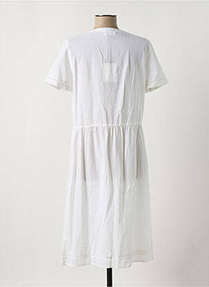 Rochie midi mâneci scurte mâneci scurte alb HARRIS WILSON femeie