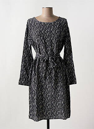 Rochie midi croială fluidă mâneci lungi negru HARTFORD femeie