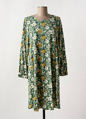 Rochie scurtă mâneci lungi mâneci lungi verde INDI & COLD femeie