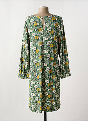 Rochie scurtă mâneci lungi mâneci lungi verde INDI & COLD femeie