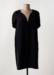 Rochie scurtă mâneci scurte mâneci scurte negru IDANO femeie