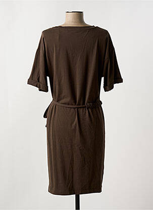 Rochie midi mâneci scurte mâneci scurte verde YAYA femeie