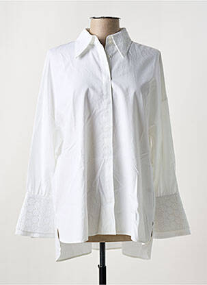 Tunică mâneci lungi alb HANA SAN femeie