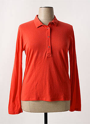 Polo portocaliu MAJESTIC FILATURES femeie