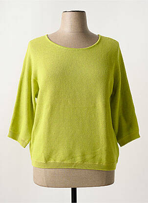 Pulover elasticitate mâneci 3/4 verde ZILCH femeie