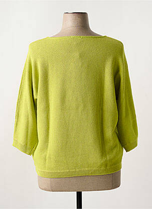 Pulover elasticitate mâneci 3/4 verde ZILCH femeie