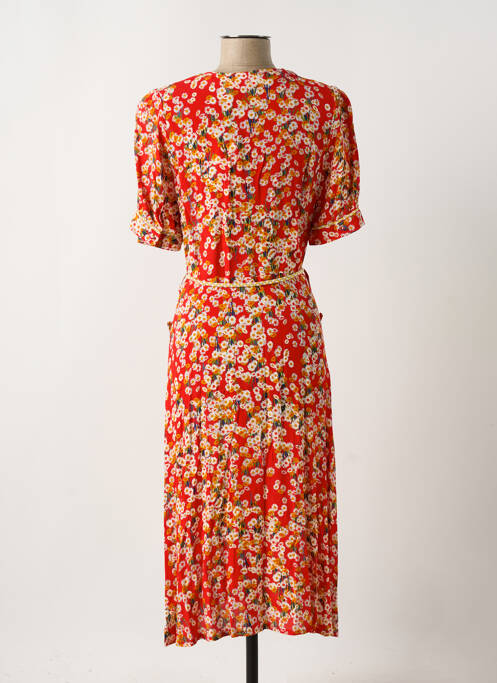 Rochie midi roșu LA PETITE FRANCAISE femeie