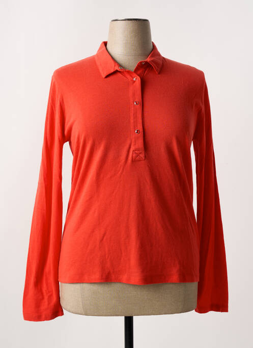 Polo portocaliu MAJESTIC FILATURES femeie
