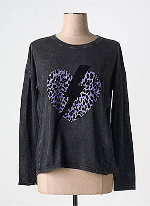 Tricou / Top maternitate negru FIVE femeie