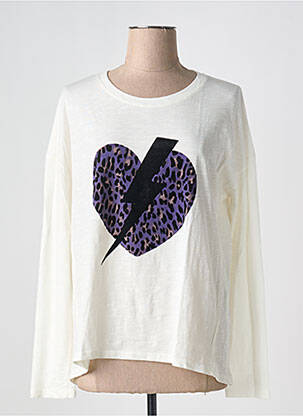 Tricou / Top maternitate bej FIVE femeie