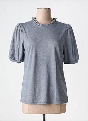 Tricou elasticitate mâneci scurte gri CREAM femeie