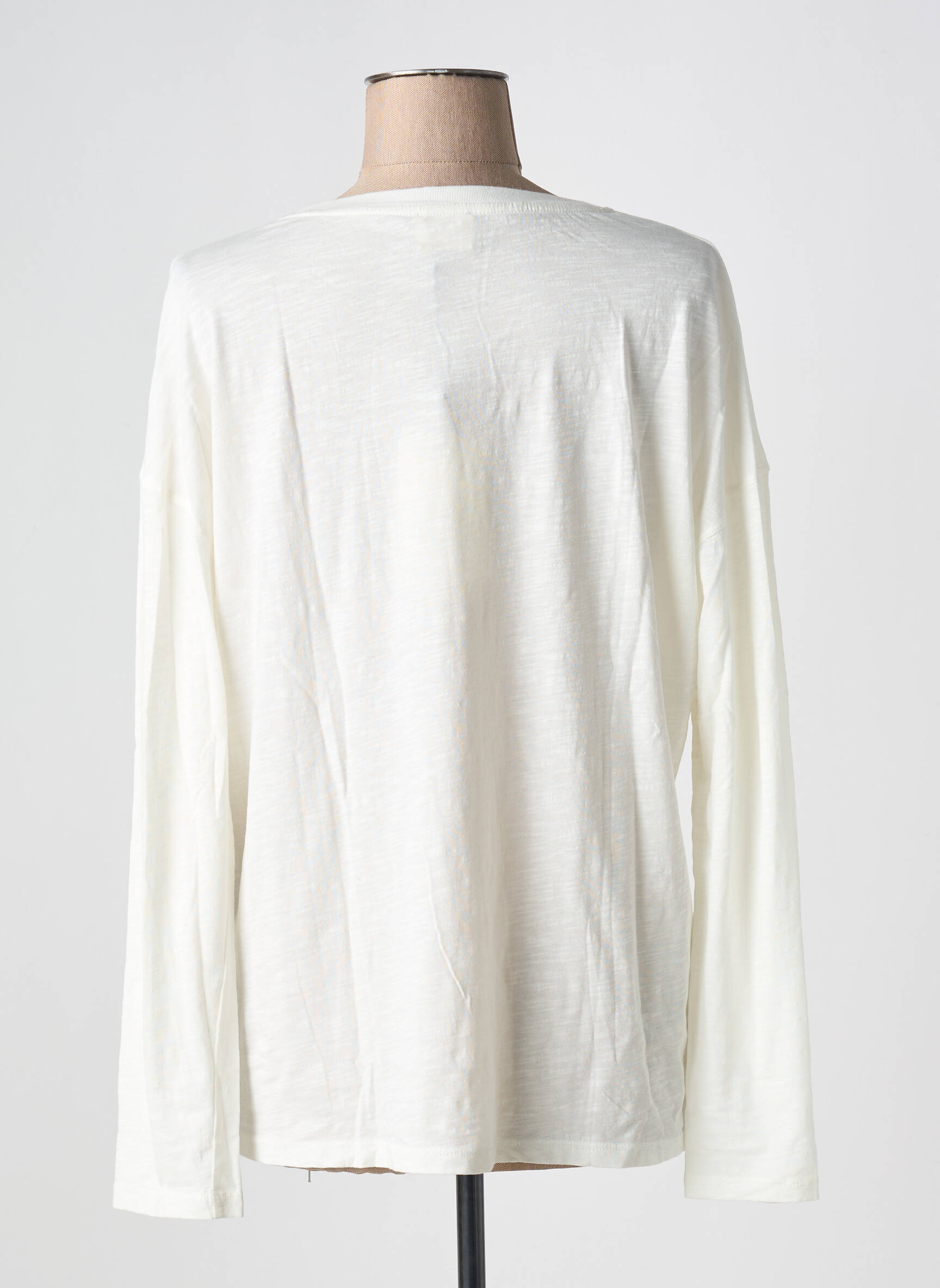 Tricou / top maternitate croială cambrată bej FIVE femeie