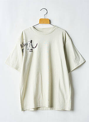 Tricou bej QUIKSILVER băiat