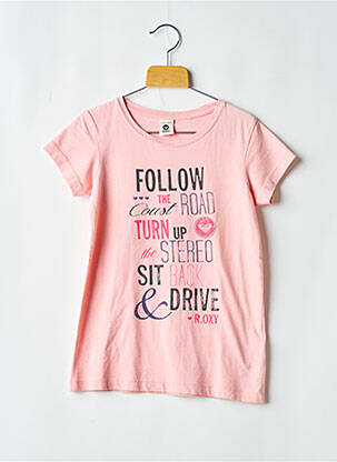Tricou roz ROXY fată