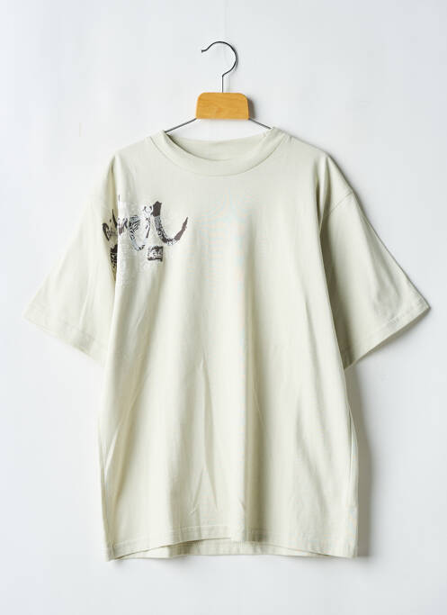 Tricou bej QUIKSILVER băiat