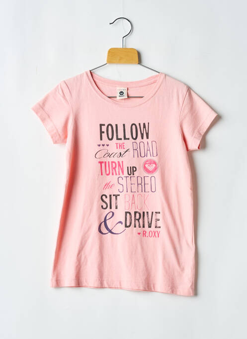 Tricou roz ROXY fată