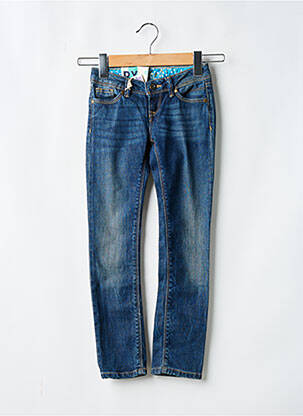 Blugi cu croială slim albastru ROXY fată