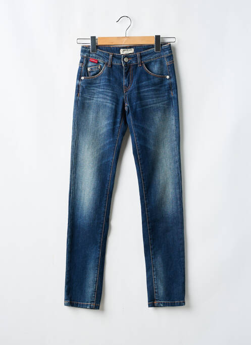 Blugi cu croială slim albastru CHIPIE femeie