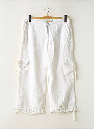 Pantalon trei sferturi alb ROXY femeie