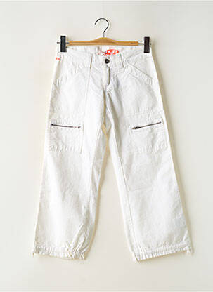 Pantalon trei sferturi alb ROXY femeie