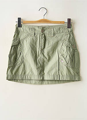 Fustă scurtă verde ROXY fată