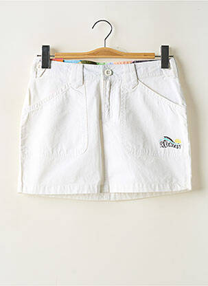 Fustă scurtă alb ROXY fată