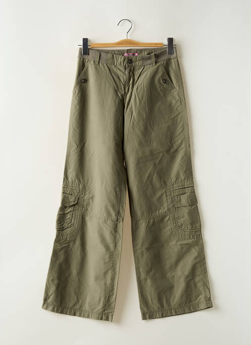 Pantalon larg verde ROXY GIRL fată