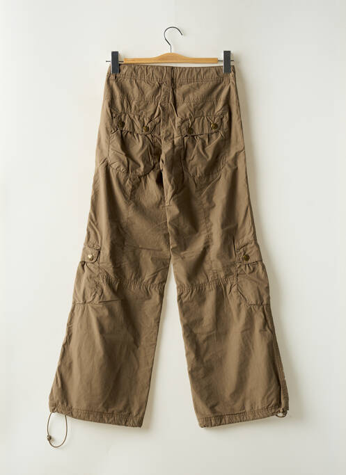 Pantalon larg maro ROXY fată