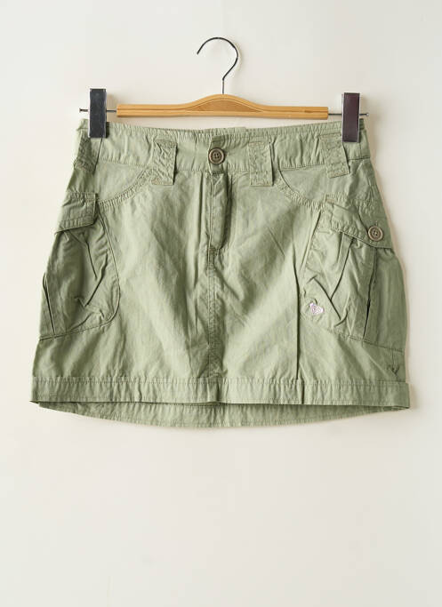 Fustă scurtă verde ROXY fată