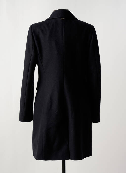 Palton lung croială cambrată fără glugă negru LIU JO femme