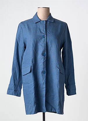 Palton scurt albastru MAJESTIC FILATURES femeie