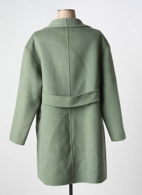 Palton lung verde INDI & COLD femeie